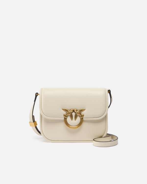 Love Bag Box square shoulder bag in nappa leather