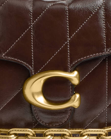 Chain Tabby Shoulder Bag With Quilting