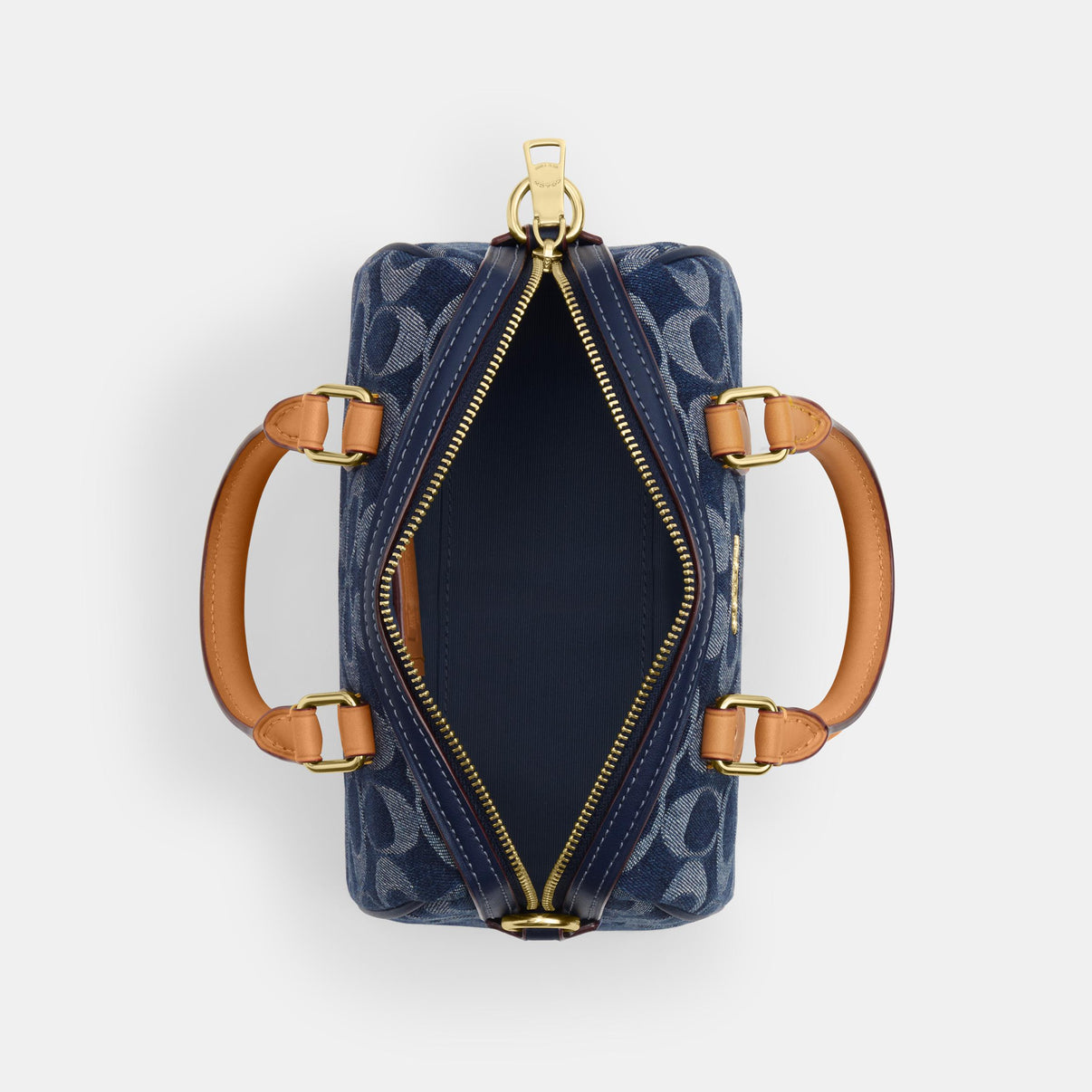 Mini Rowan Crossbody Bag In Signature Denim