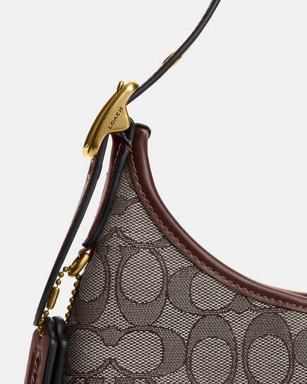 Hamptons Hobo Bag In Signature Jacquard 26