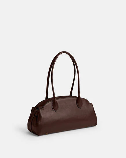 COACH
Empire carryall 34 glazed leather shoulder bag