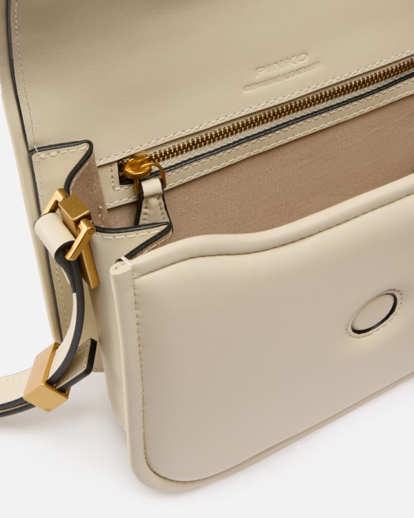 Love Bag Box square shoulder bag in nappa leather