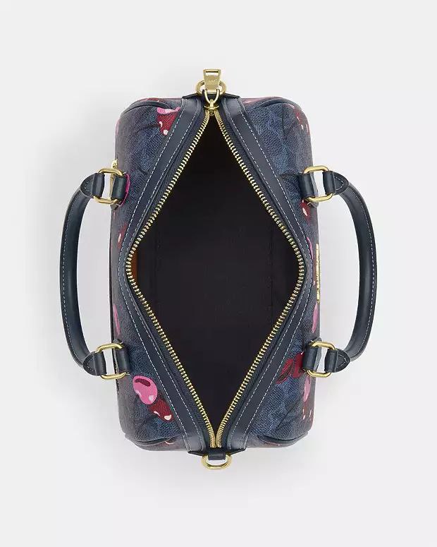 Coach Rowan Crossbody Bag In Signature Canvas With Cherry Print