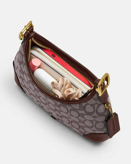 Hamptons Hobo Bag In Signature Jacquard 26