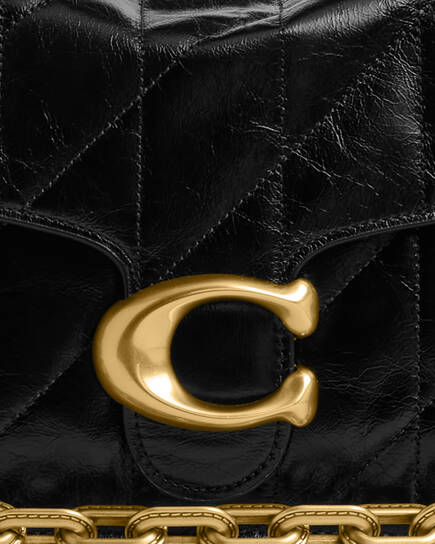 Chain Tabby Shoulder Bag With Quilting
