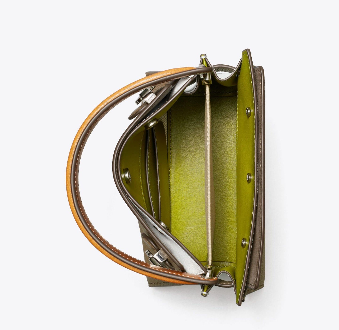 Petite Lee Radziwill Colorblock Pebbled Double Bag