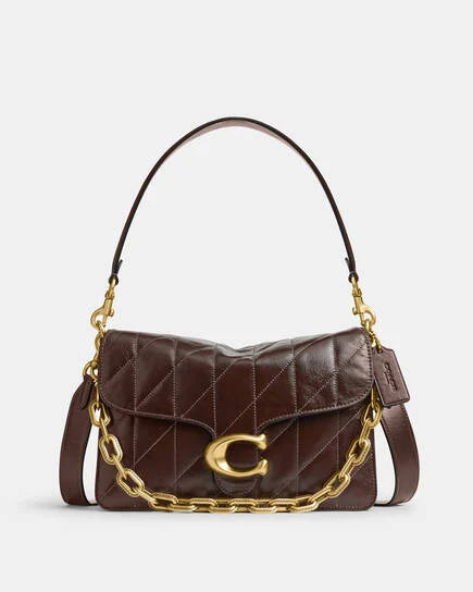 Chain Tabby Shoulder Bag With Quilting