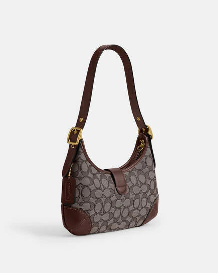 Hamptons Hobo Bag In Signature Jacquard 26
