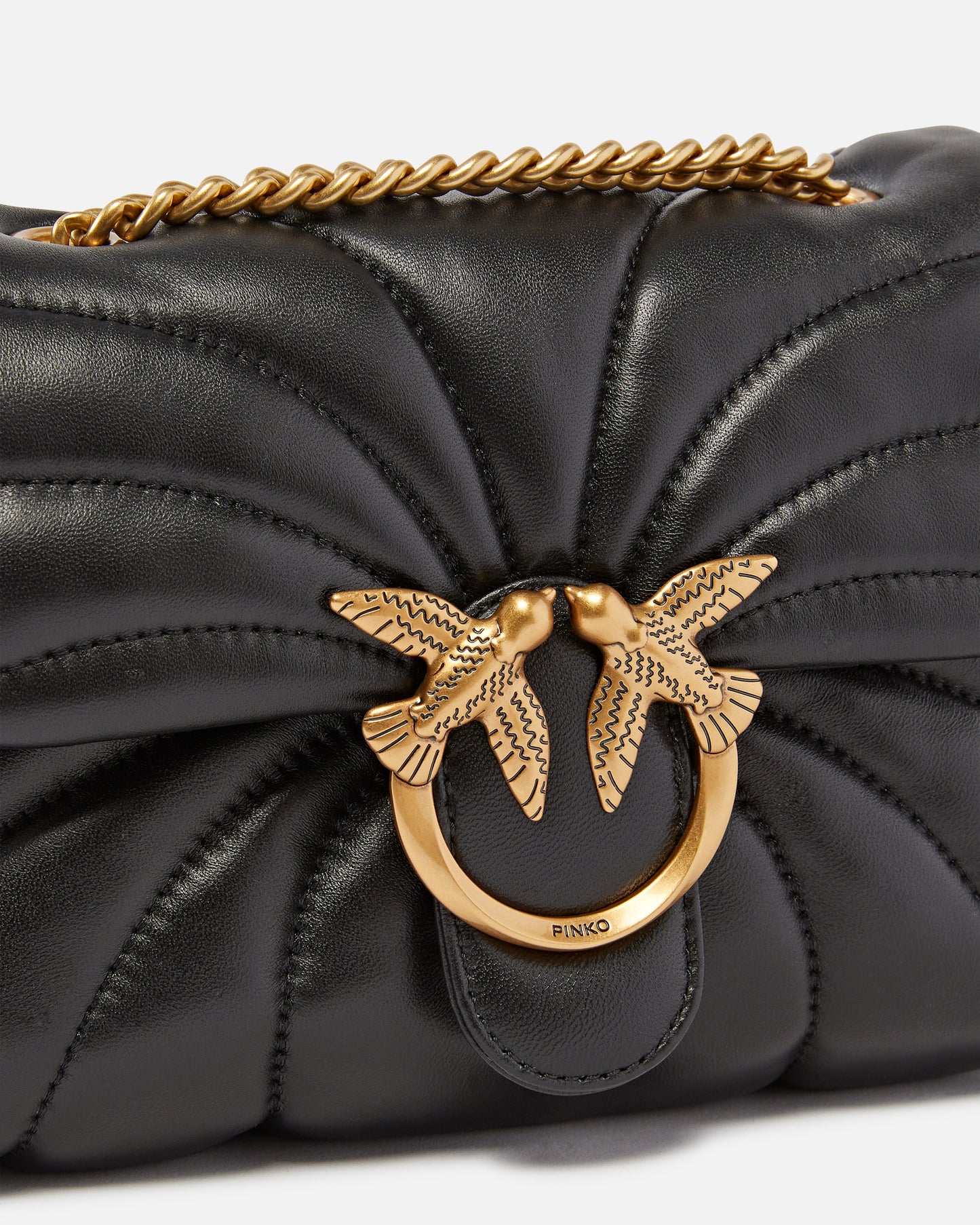 Love Bag Puff Butterfly mini nappa leather crossbody bag