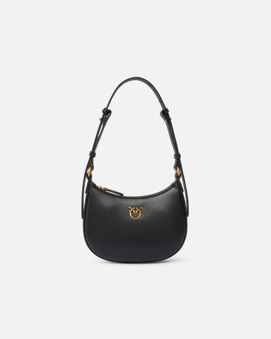 Half Moon baby leather shoulder bag