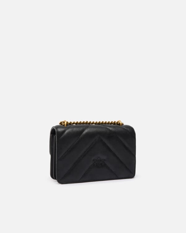 Love Bag mini crossbody bag in distressed-effect leather