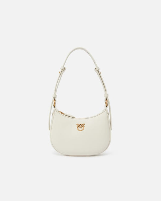 Half Moon baby leather shoulder bag