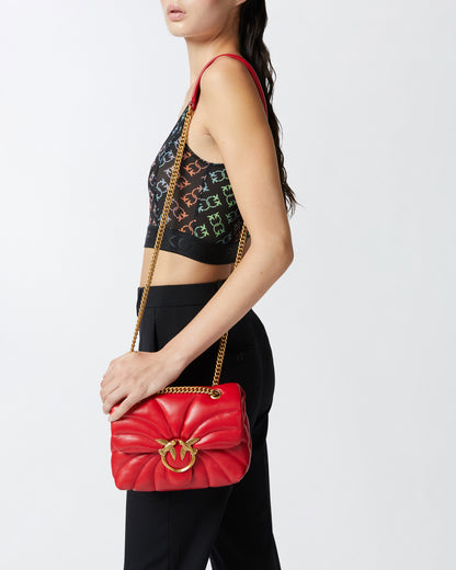 Love Bag Puff Butterfly mini nappa leather crossbody bag
