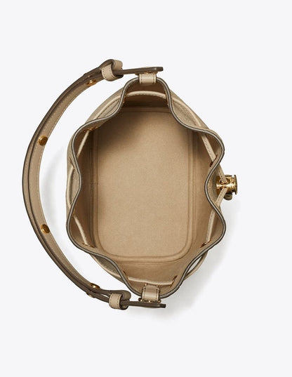 Tory Burch. T-Monogram textured bucket bag