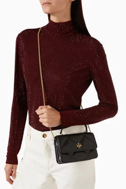 Mini Kira Diamond Quilt Top-handle Crossbody