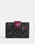 Coach Medium Corner Zip Wallet In Signature Canvas With Country Floral Print