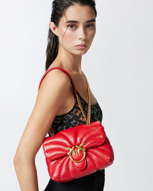 Love Bag Puff Butterfly mini nappa leather crossbody bag