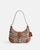 Hamptons Hobo Bag In Crystal Signature Jacquard 26