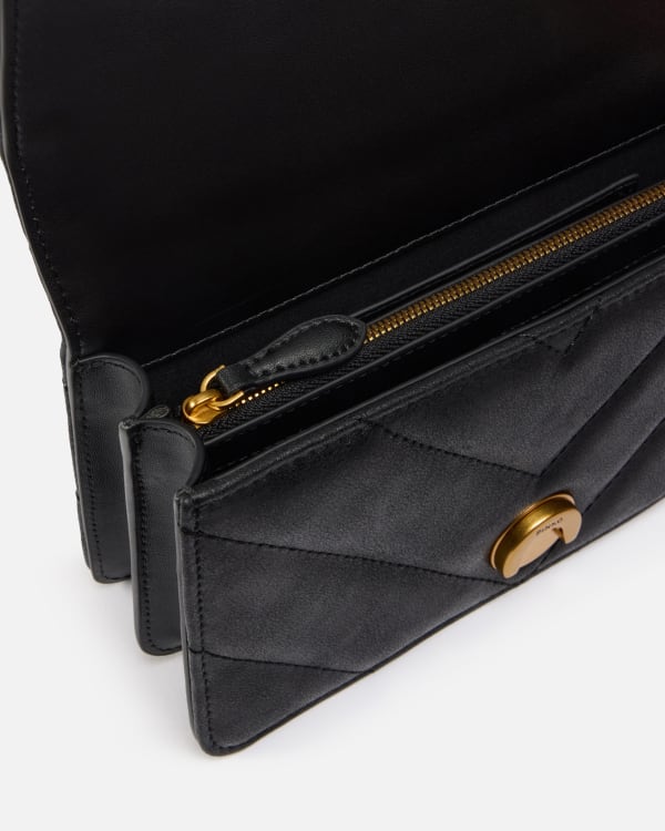 Love Bag mini crossbody bag in distressed-effect leather