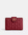 Medium Corner Zip Wallet With Signature Leather