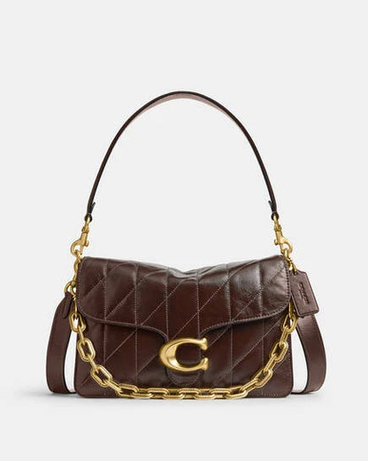 Chain Tabby Shoulder Bag With Quilting