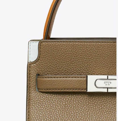 Petite Lee Radziwill Colorblock Pebbled Double Bag